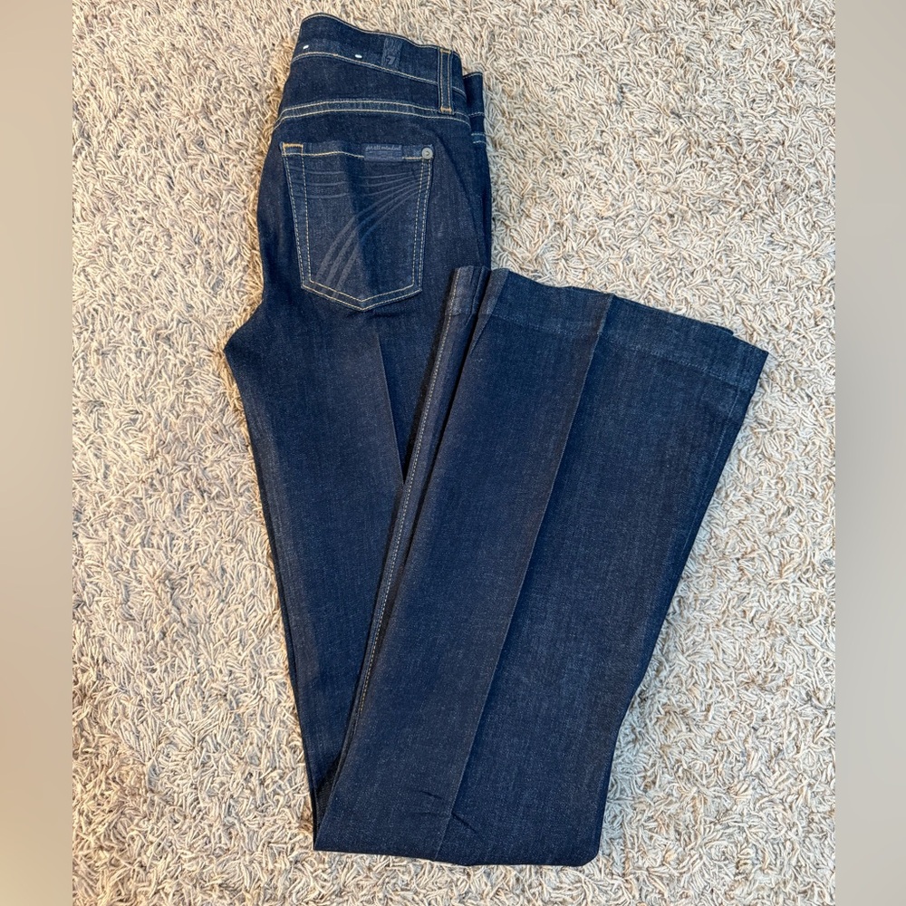 7 For All Mankind Dark Blue Dojo Jeans LIKE NEW